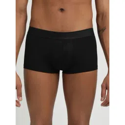 Calvin Klein Underwear Black Regular Fit Logo Printed Trunks-picture-38