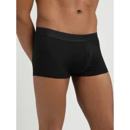 Calvin Klein Underwear Black Regular Fit Logo Printed Trunks image 4