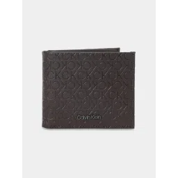 calvin klein fashion Calvin Klein Logo Brown Leather Wallet-picture-15