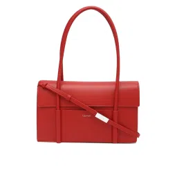 calvin klein fashion Calvin Klein Solid Red Polyester Shoulder Bag-picture-37