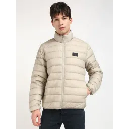 Calvin Klein Jeans Beige Quilted Regular Fit Jacket-picture-29