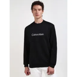 Calvin Klein Jeans Black Beauty Cotton Regular Fit Printed Sweatshirt-picture-16