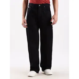 Calvin Klein Jeans Black Cotton Loose Fit Jeans-picture-16