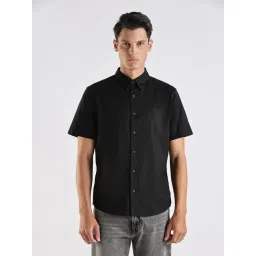 Calvin Klein Jeans Black Cotton Regular Fit Shirt-picture-31