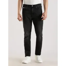 Calvin Klein Jeans Black Cotton Slim Fit Jeans-picture-19