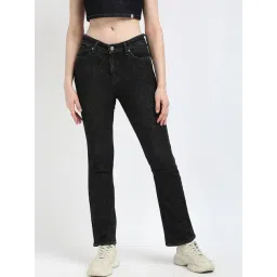 CALVIN KLEIN JEANS Black Cotton Slim Fit Mid Rise Jeans-picture-11