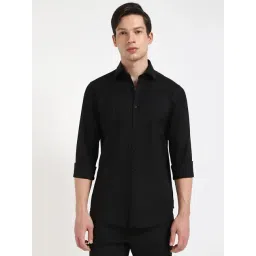 Calvin Klein Jeans Black Cotton Slim Fit Shirt-picture-36