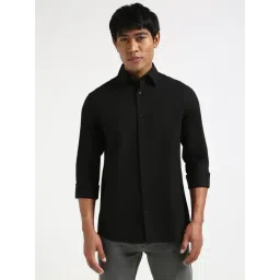 Calvin Klein Jeans Black Cotton Slim Fit Shirt-picture-23