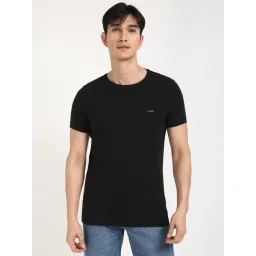 Calvin Klein Jeans Black Cotton Slim Fit T-Shirt-picture-29
