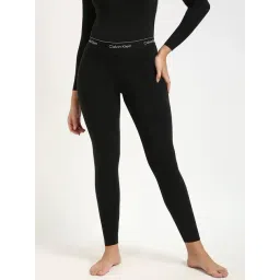 CALVIN KLEIN JEANS Black Slim Fit Acrylic Sleeper Wear Trouser-picture-26