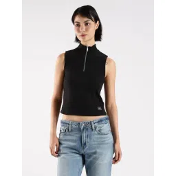 CALVIN KLEIN JEANS Black Slim Fit Top-picture-30
