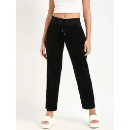 CALVIN KLEIN JEANS Black Straight Fit Mid Rise Trackpant-picture-30