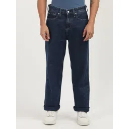 Calvin Klein Jeans Blue Cotton Regular Fit Jeans-picture-18