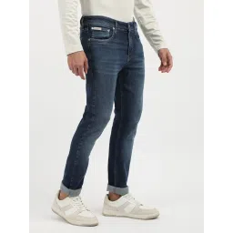 Calvin Klein Jeans Blue Cotton Regular Fit Jeans image 4