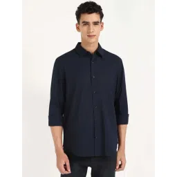 Calvin Klein Jeans Blue Cotton Regular Fit Shirt-picture-33