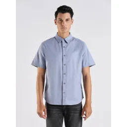 Calvin Klein Jeans Blue Cotton Regular Fit Shirt-picture-37