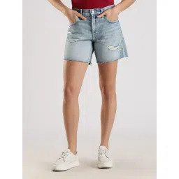 Calvin Klein Jeans Blue Cotton Regular Fit Shorts-picture-30