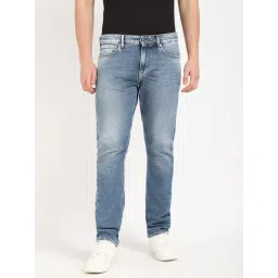 CALVIN KLEIN JEANS Blue Cotton Regular fit Solid Jeans-picture-19