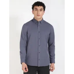 CALVIN KLEIN JEANS Blue Cotton Regular fit Solid Shirt-picture-34