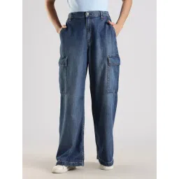 Calvin Klein Jeans Blue Cotton Relaxed Fit Jeans-picture-18