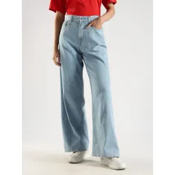 Calvin Klein Jeans Blue Cotton Relaxed Fit Jeans image 1