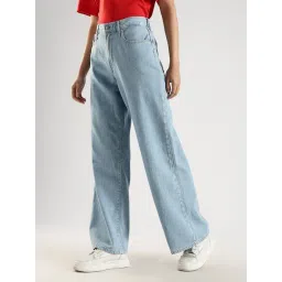 Calvin Klein Jeans Blue Cotton Relaxed Fit Jeans image 3