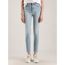 Calvin Klein Jeans Blue Cotton Skinny Fit Jeans-picture-31