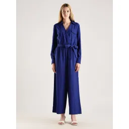 Calvin Klein Jeans Blue Flared Fit Jumpsuit-picture-11
