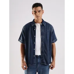 CALVIN KLEIN JEANS Blue Regular Fit Shirt-picture-47