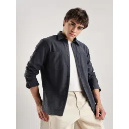 Calvin Klein Jeans Blue Self Regular Fit Shirt-picture-17