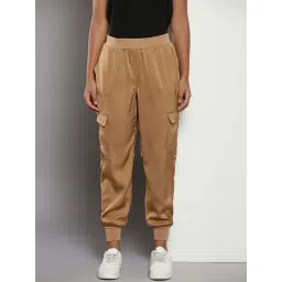 CALVIN KLEIN JEANS Brown Regular Fit Checks Mid Rise Trouser-picture-21