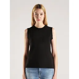 calvin klein jeans Calvin Klein Black Cotton Logo Printed Short Sleeves T-Shirt-picture-35