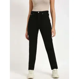 Calvin Klein Jeans Clean Black Cotton Slim Fit Jeans-picture-41