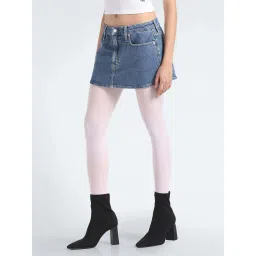 Calvin Klein Jeans Dark Blue Slim Fit Skirt image 3