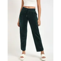 CALVIN KLEIN JEANS Green Straight Fit Mid Rise Trackpant-picture-37