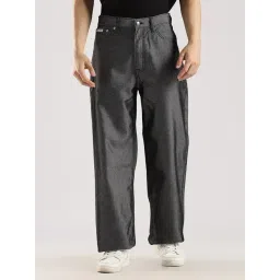 Calvin Klein Jeans Grey Cotton Loose Fit Jeans-picture-20