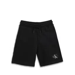 Calvin Klein Jeans Kids Black Logo Print Shorts-picture-40