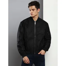 Calvin Klein Jeans Men Black Bomber Jacket-picture-10