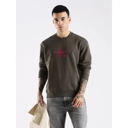 Calvin Klein Jeans Men Brand Logo Printed Long Sleeves Sweatshirt-picture-40