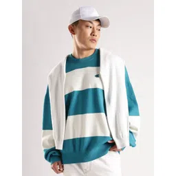 Calvin Klein Jeans Men Colourblocked Round Neck Pullover-picture-37