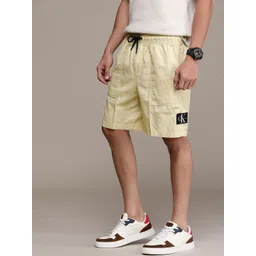 Calvin Klein Jeans Men Cotton Linen Regular Fit Shorts-picture-41