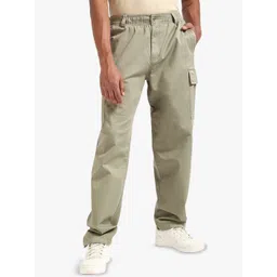 Calvin Klein Jeans Men Cotton Solid Mid-Rise Straight Fit Cargos-picture-36