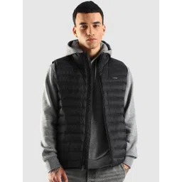 Calvin Klein Jeans Men Hooded Solid Windcheater Padded Jacket-picture-11