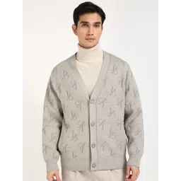 Calvin Klein Jeans Men Long Sleeves Front-Open Sweater-picture-33