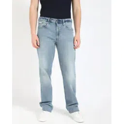 calvin klein jeans Men Mid-Wash 90S Straight Sunbeam Jeans-picture-31