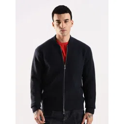 Calvin Klein Jeans Men Mock Collar Relaxed Fit Woollen Sweaters-picture-21