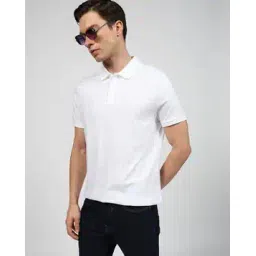 calvin klein jeans Men Regular Fit Cotton Polo T-Shirt-picture-12