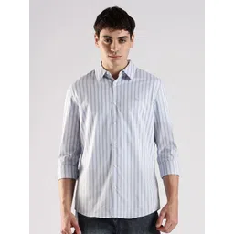 Calvin Klein Jeans Men Slim Fit Striped Casual Shirt-picture-31
