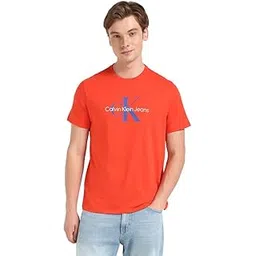 calvin klein jeans Men's Solid Regular Fit T-Shirt-picture-34