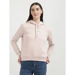 CALVIN KLEIN JEANS Pink Regular Fit Polyester Hooded Neck Hoodies-picture-29